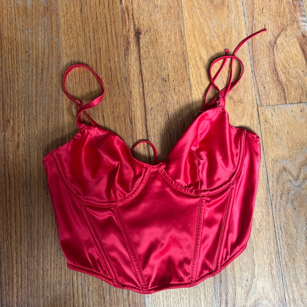 Parade red corset